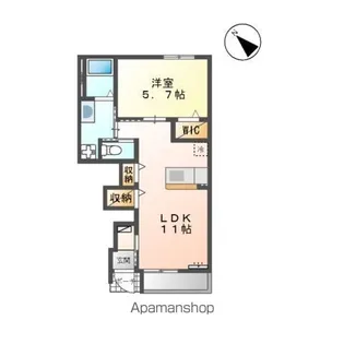 セレーノ【1階】の間取り