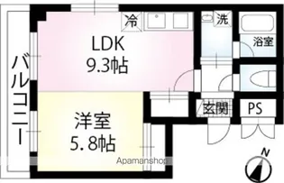 RENOCOURT IZUMI【2階】の間取り