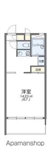 レオパレスメディオ名取【101号室】の間取り