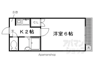 マンション和【201号室】の間取り