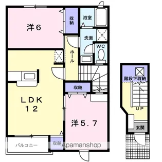 セントラル ケイA棟【2階】の間取り