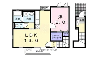 エトワール諏訪【2階】の間取り