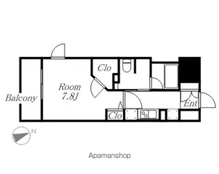 フレールコート東別院【9階】の間取り