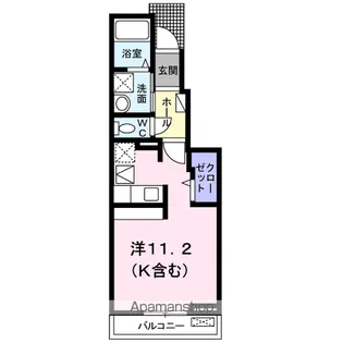 クレド【1階】の間取り