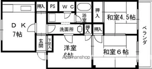 コーポいろは【2階】の間取り