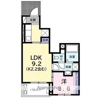 イセソラージュB【1階】の間取り