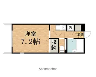 マメゾン長沼【203号室】の間取り