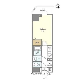 グランカーサ王子【8階】の間取り