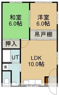 コムフォートクラシック松川【202号室】の間取り