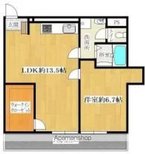 ヴィサージュ平尾【5階】の間取り