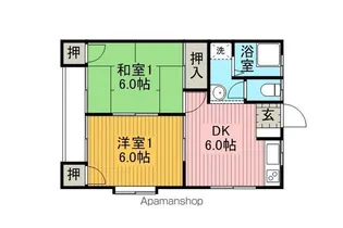 コヤマコーポ【201号室】の間取り