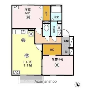 サンタビレッジ C【2階】の間取り