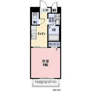 CLAIR【103号室】の間取り