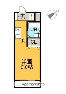 コーナーポケット【101号室】の間取り