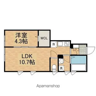 東京都西東京市新町5丁目【アパート】の間取り