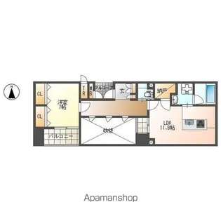 M’s Ark Hisaya-odori【7階】の間取り