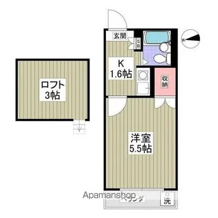 リブレス習志野【2階】の間取り