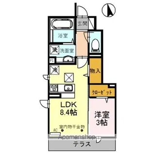 カスミソウ【1階】の間取り