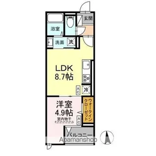(仮称)足立区六町2丁目PJⅡ【2階】の間取り