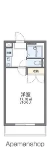 レオパレスコンフォート広瀬【1階】の間取り