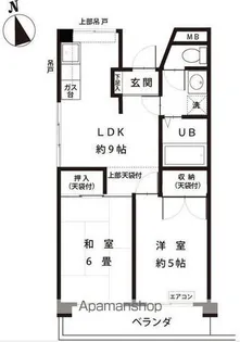 ローレルハイム【4階】の間取り