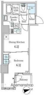 東京都千代田区外神田3丁目【マンション】の間取り