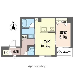 フェリーチェ 世田谷【302号室】の間取り