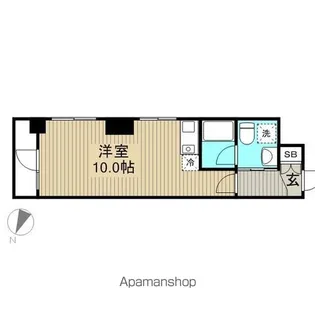 ミリアビタNO.22【5階】の間取り