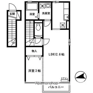 ガイア【2階】の間取り