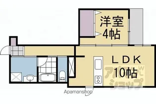 レガリア京都烏丸【3階】の間取り