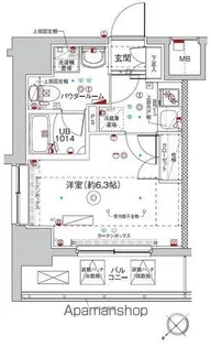 RELUXIA横濱鶴見Ⅳ【7階】の間取り
