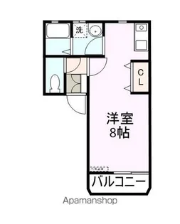 C−TERRACE参宮通り【105号室】の間取り