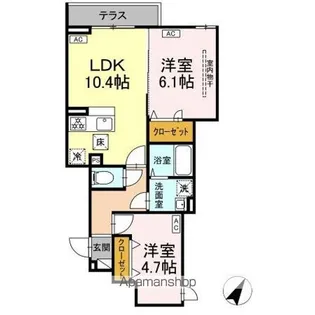 セレスティア柴又VII【1階】の間取り