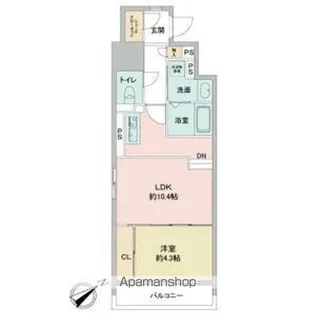 ドゥーエ千種【12階】の間取り