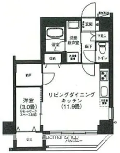 アイルプレミアム押上ノルド【2階】の間取り