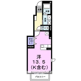 ヴェルジュMⅡ【1階】の間取り