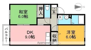 スクールサイト A棟【1階】の間取り