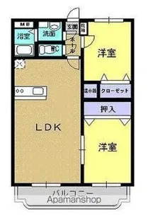 プレミアム五番館【1階】の間取り