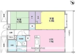 篝り舎【1階】の間取り