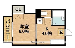 ラウム・ブリランテ【2階】の間取り