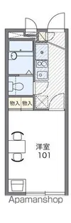 レオパレス四谷【2階】の間取り
