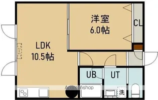 CASA港町【202号室】の間取り