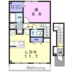 サンセ-ルⅠ【2階】の間取り