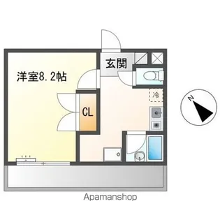 エスパシオ【3階】の間取り