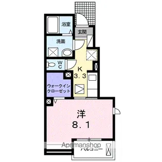 NEOエレガンス【1階】の間取り