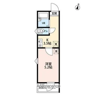クラーク葛飾【3階】の間取り