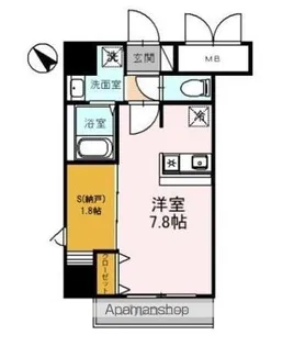 ONLY ONE小花Ⅱ【8階】の間取り