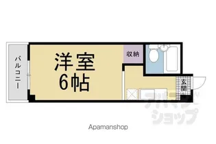 コートハウス大西【306号室】の間取り