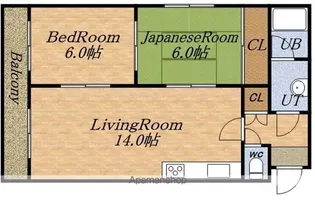 ノースヒルズ北20条【3階】の間取り