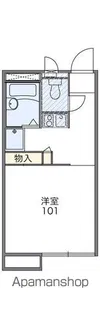 レオパレスGREENSIDE【1階】の間取り